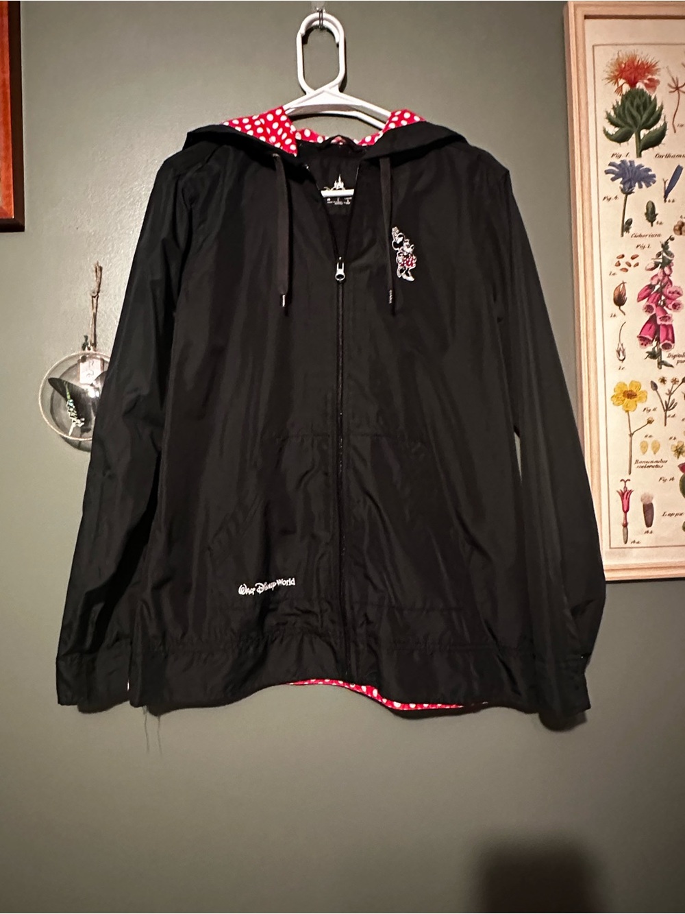 Disney Parks Black Jacket with Mesh Lining